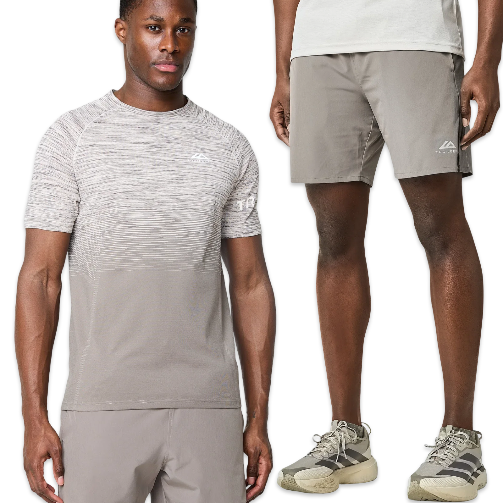 Trailberg Arc Seamless T-Shirt & Shorts Set 'Mocha’