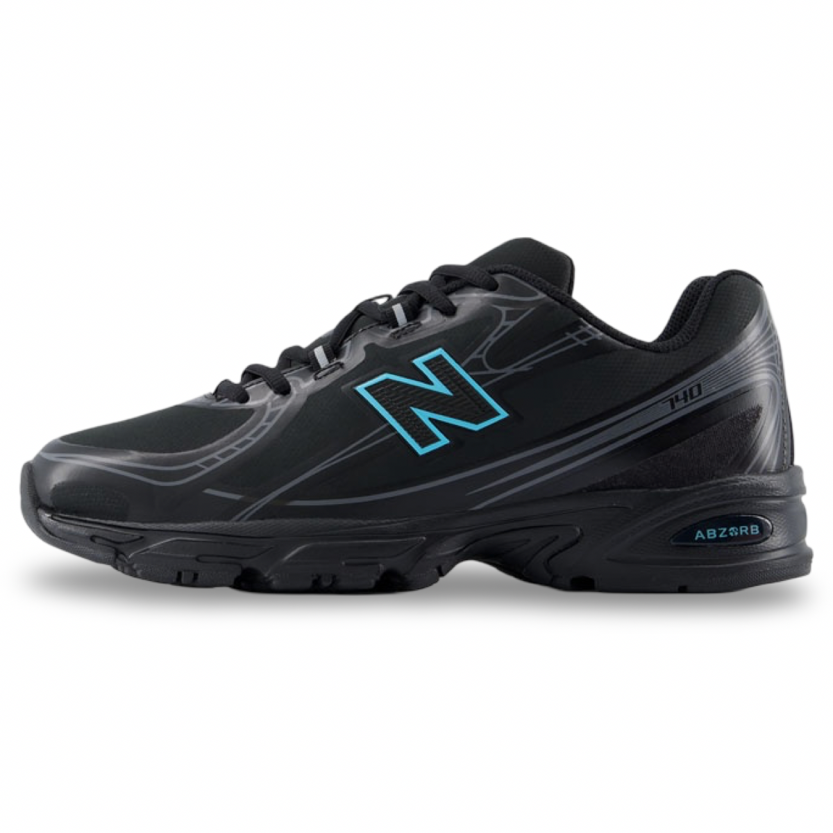 New Balance 740 Trainers ‘Black Aqua’