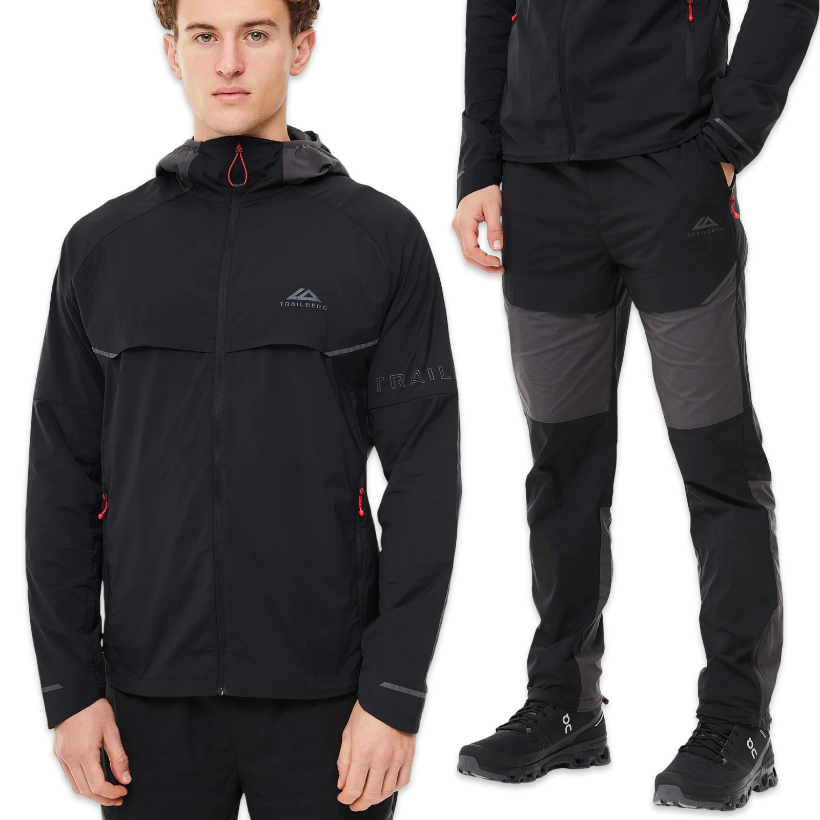Trailberg Storm Tracksuit 'Black/Grey'