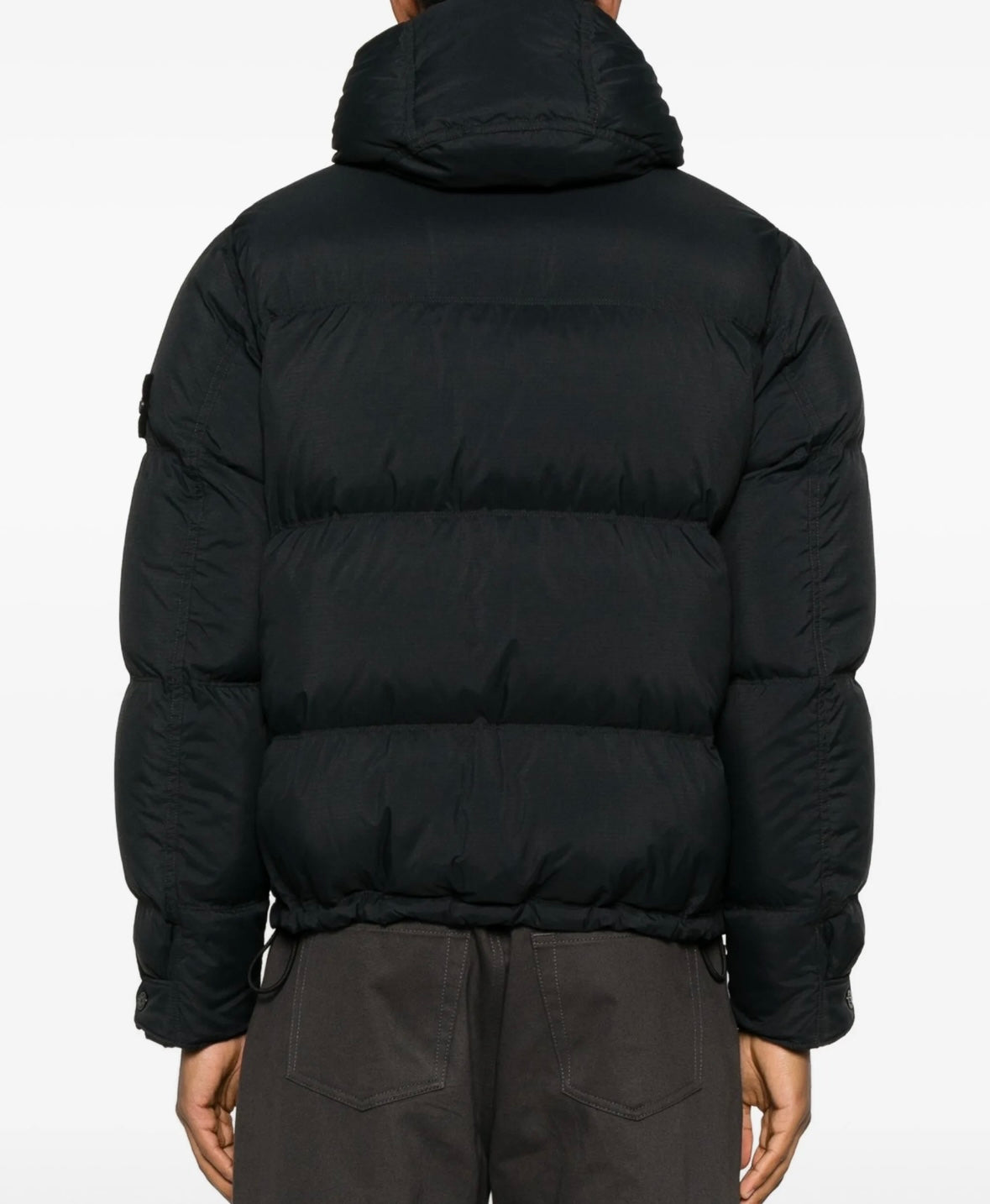 Stone Island Short Parka Jacket 'Black'