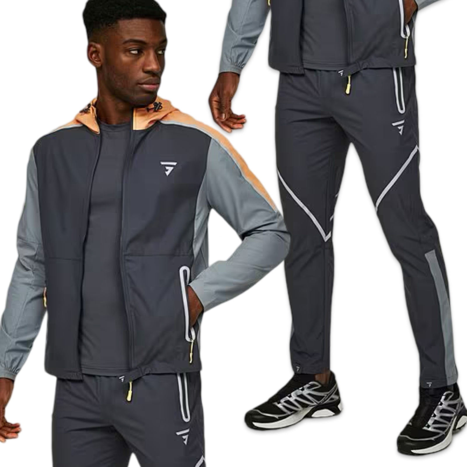 Griid Reflect Tracksuit 'Grey Orange'