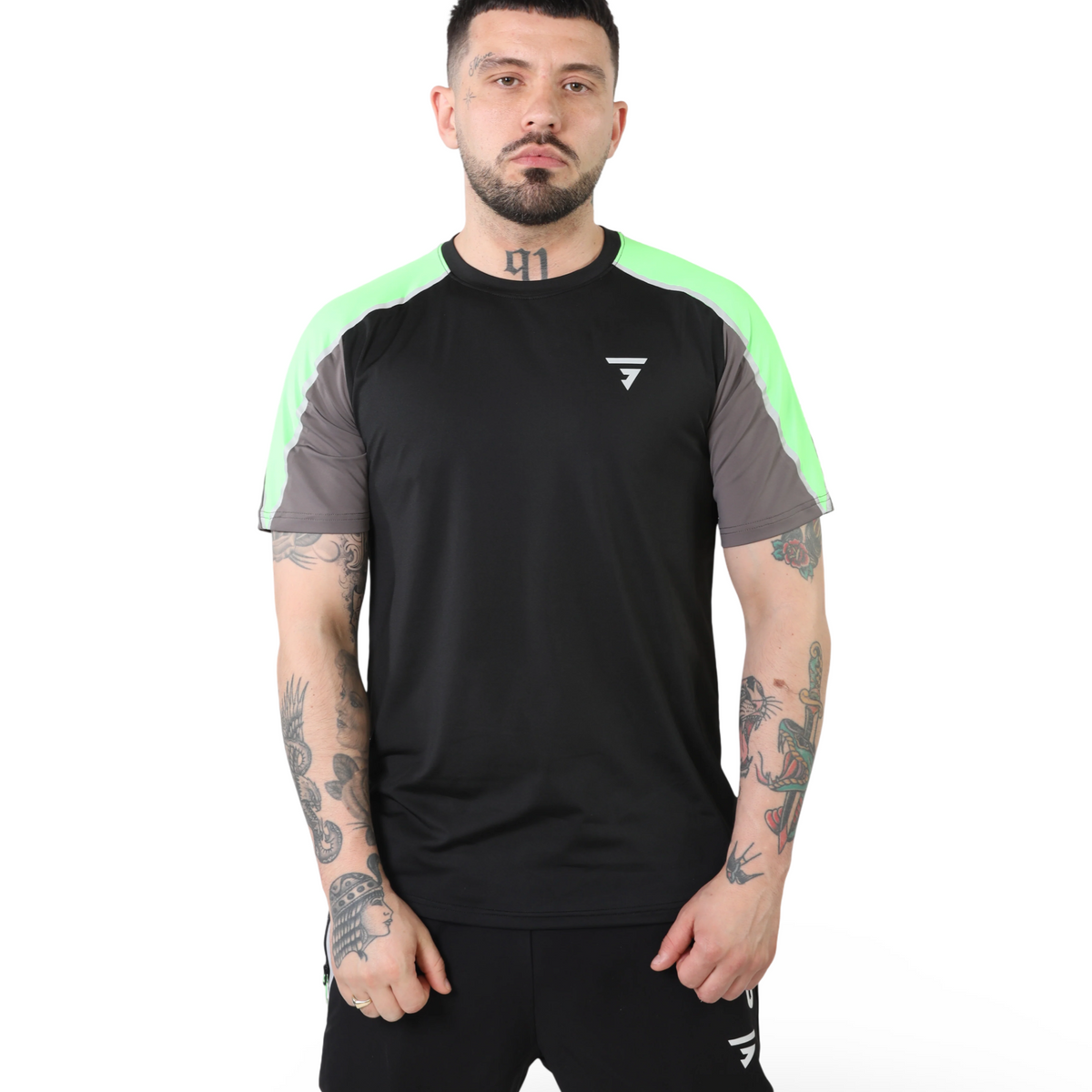 Griid Reflect T-Shirt 'Black/Volt