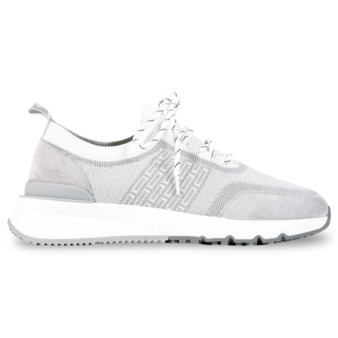 Lanka Sky Knit Trainer ‘White Grey’