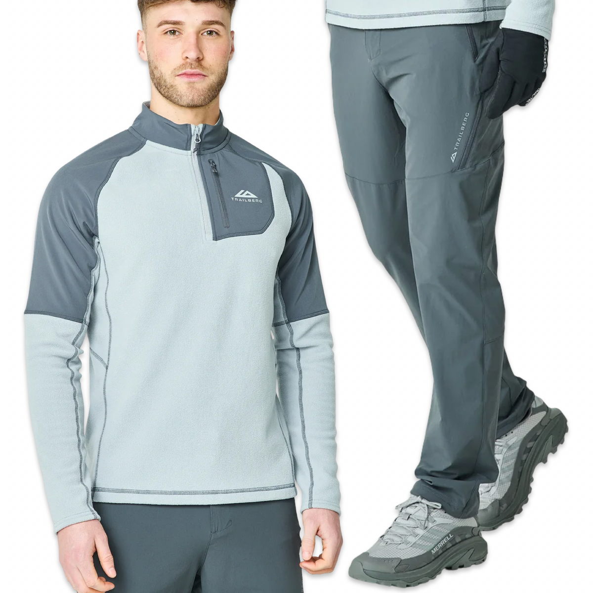Trailberg Sierra 1/2 Zip Tracksuit ‘Grey’