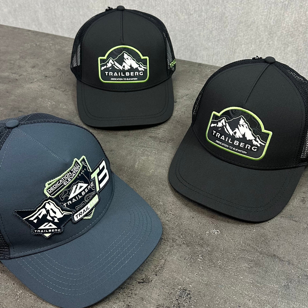 Trailberg Crest Trucker Cap 'Black'