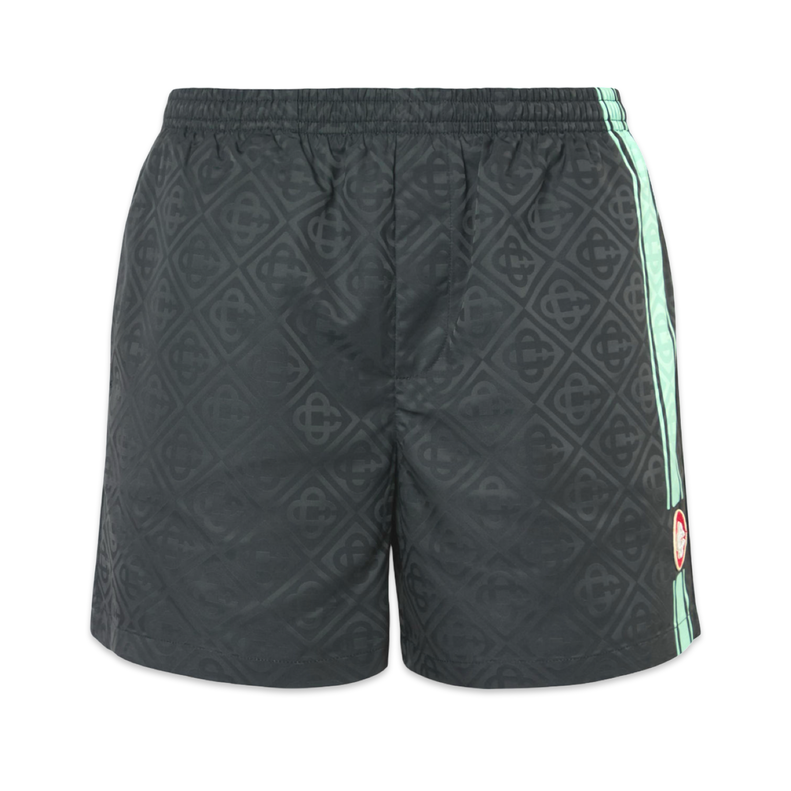 Casablanca Sunset Valley Logo Swim Shorts 'Black/Mint'