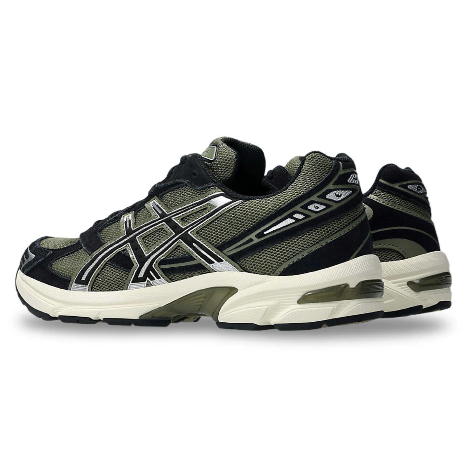 Asics Gel Trainers ‘Black/Khaki’