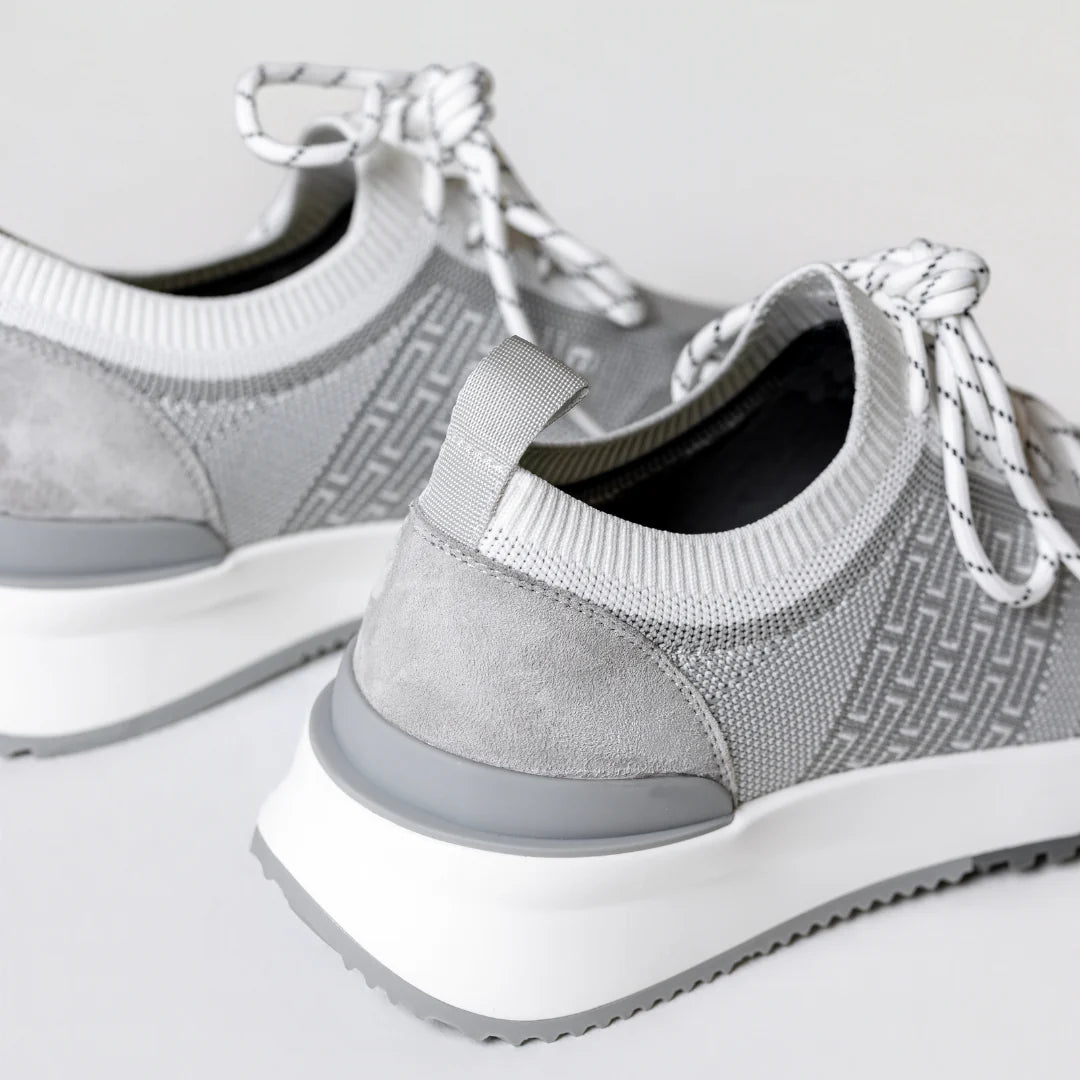 Lanka Sky Knit Trainer ‘White Grey’