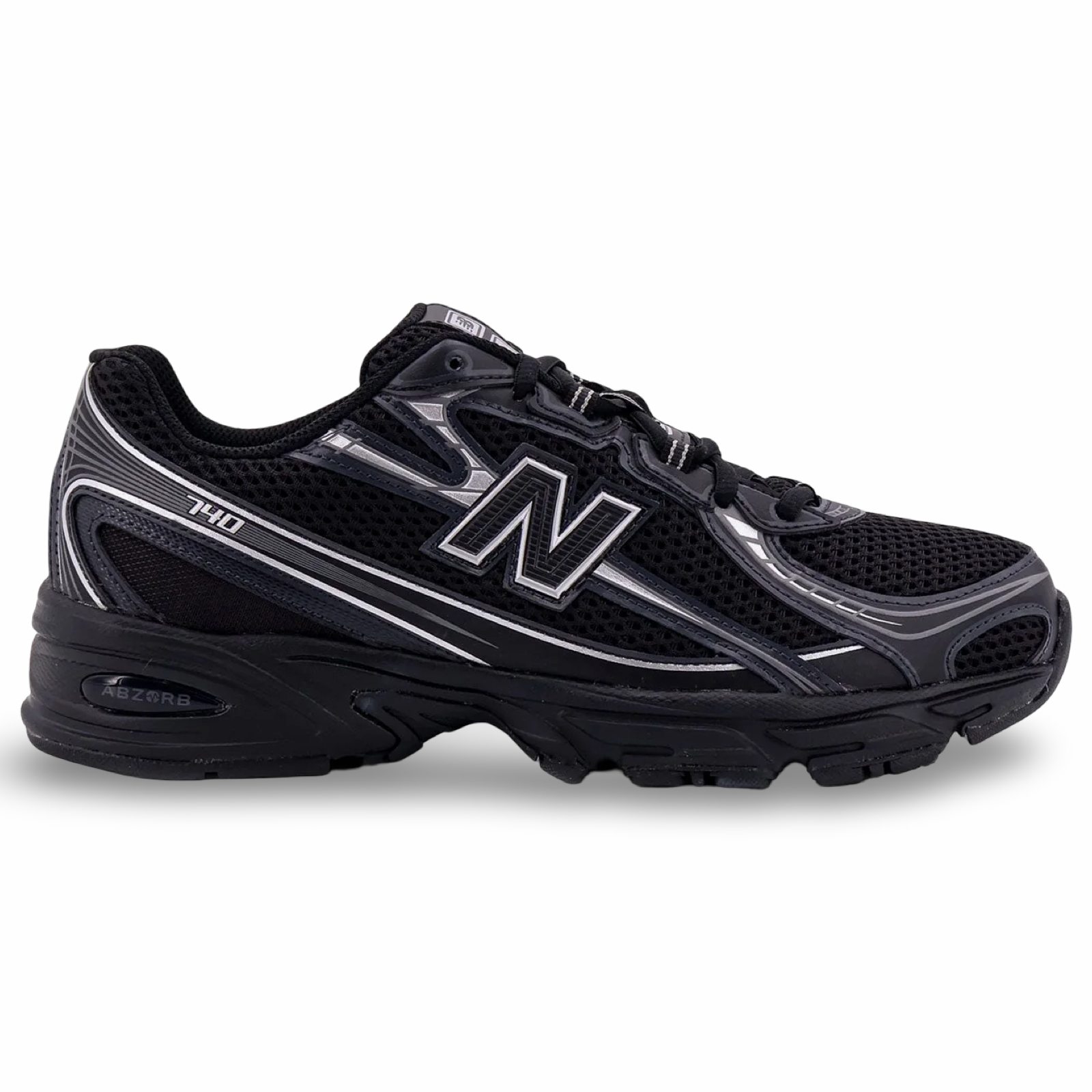 New Balance 740 Trainers 'Black/Silver'