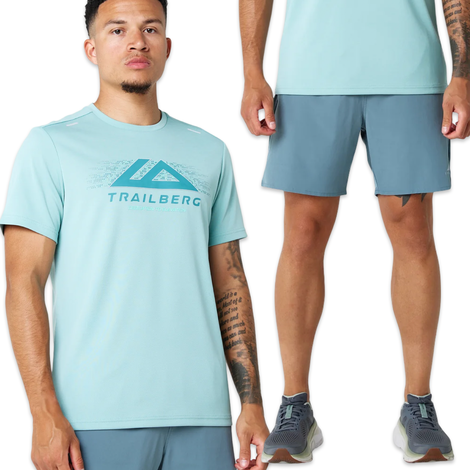 Trailberg Movement T-Shirt & Shorts Set ‘Arctic’