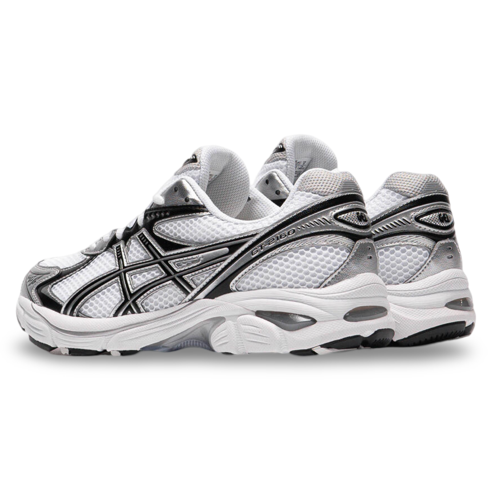 Asics Gel GT Trainers 'White Black Silver’