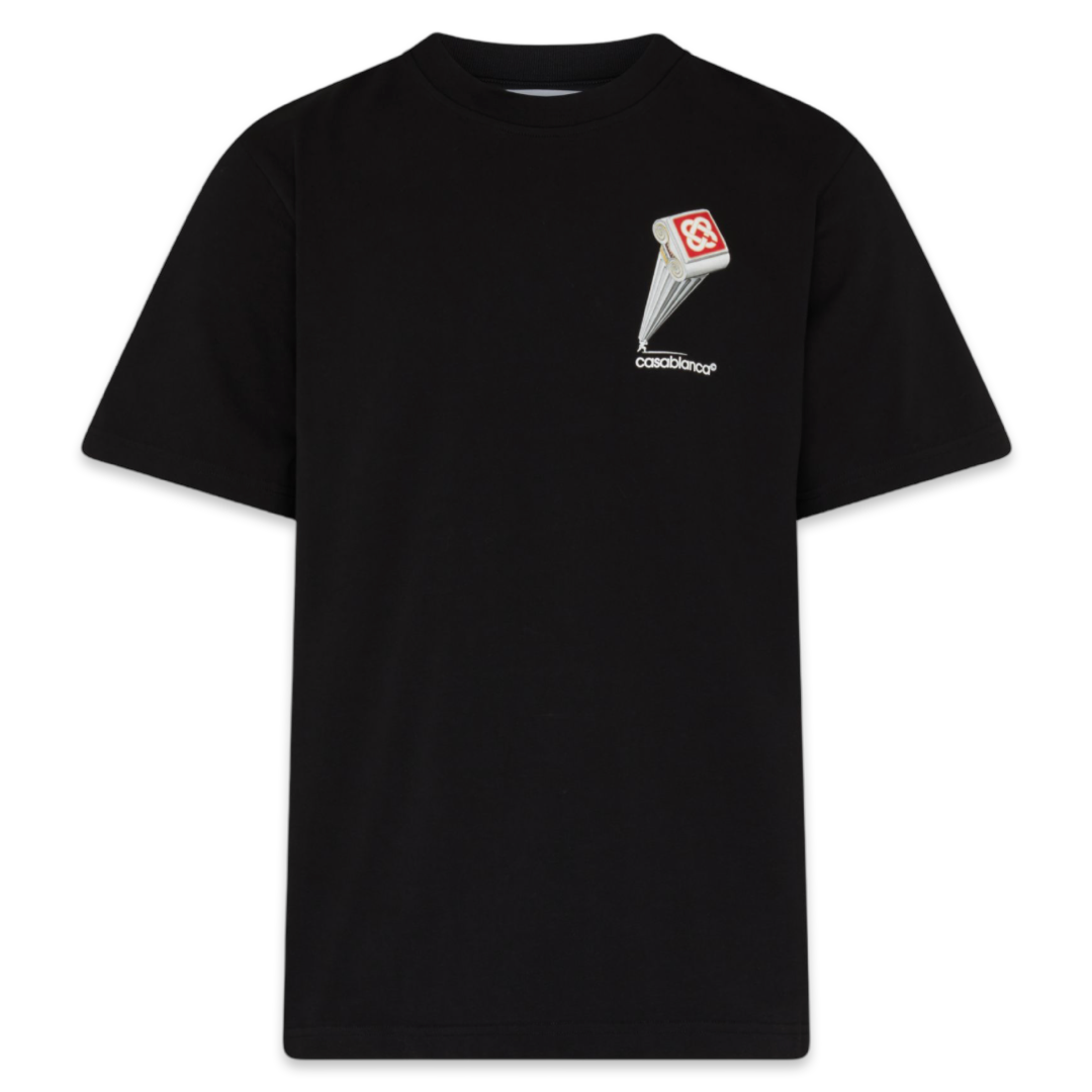 Casablanca Column T-Shirt 'Black' Casablanca Column T-Shirt 'Black'