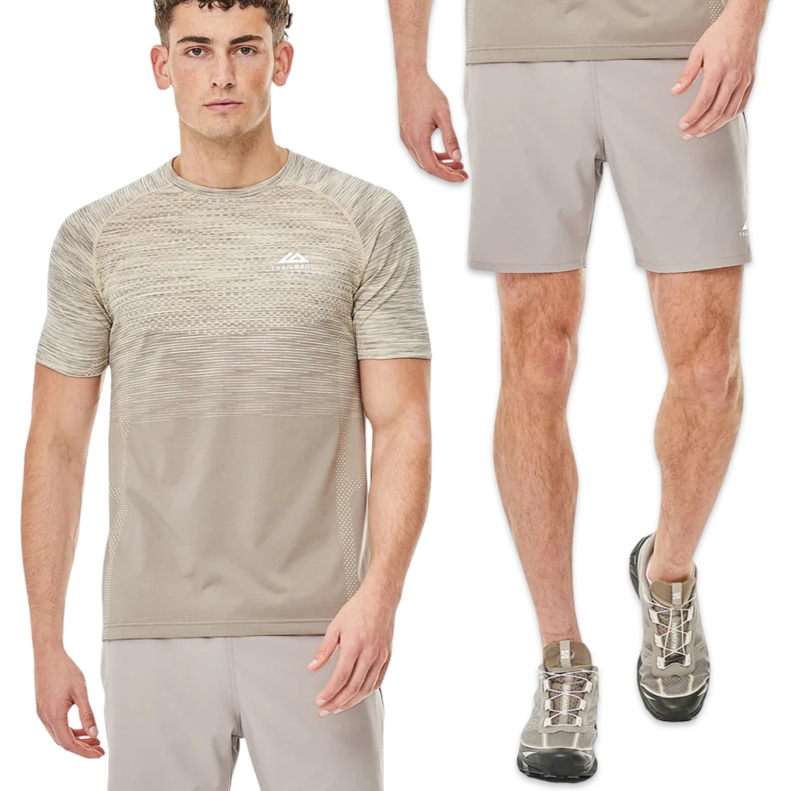 Trailberg Seamless T-Shirt & Shorts Set 'Sand'