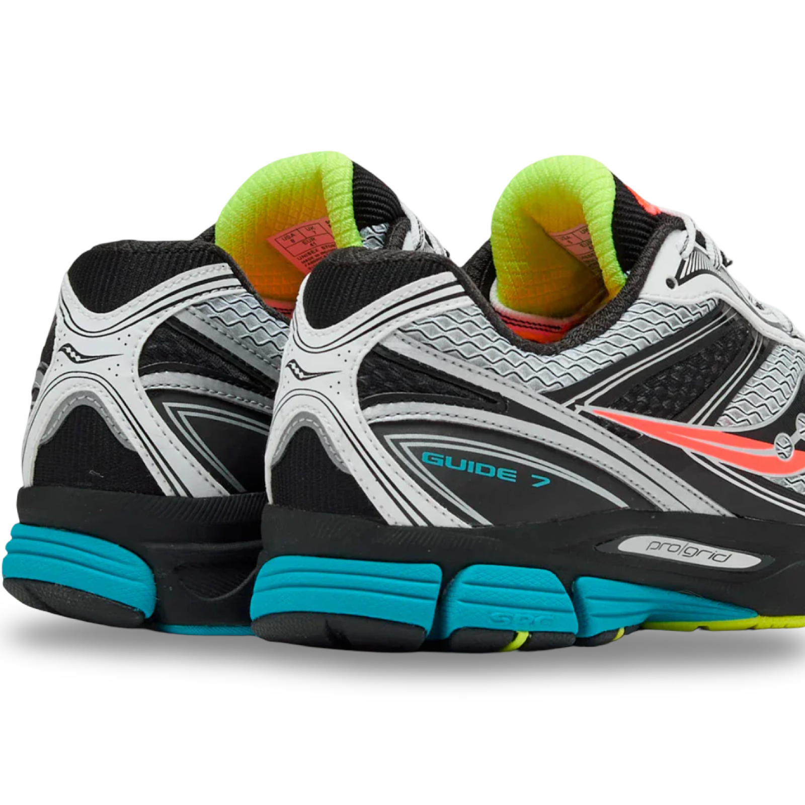 Saucony Pro Grid Trainers ’Black/Aqua/Volt’