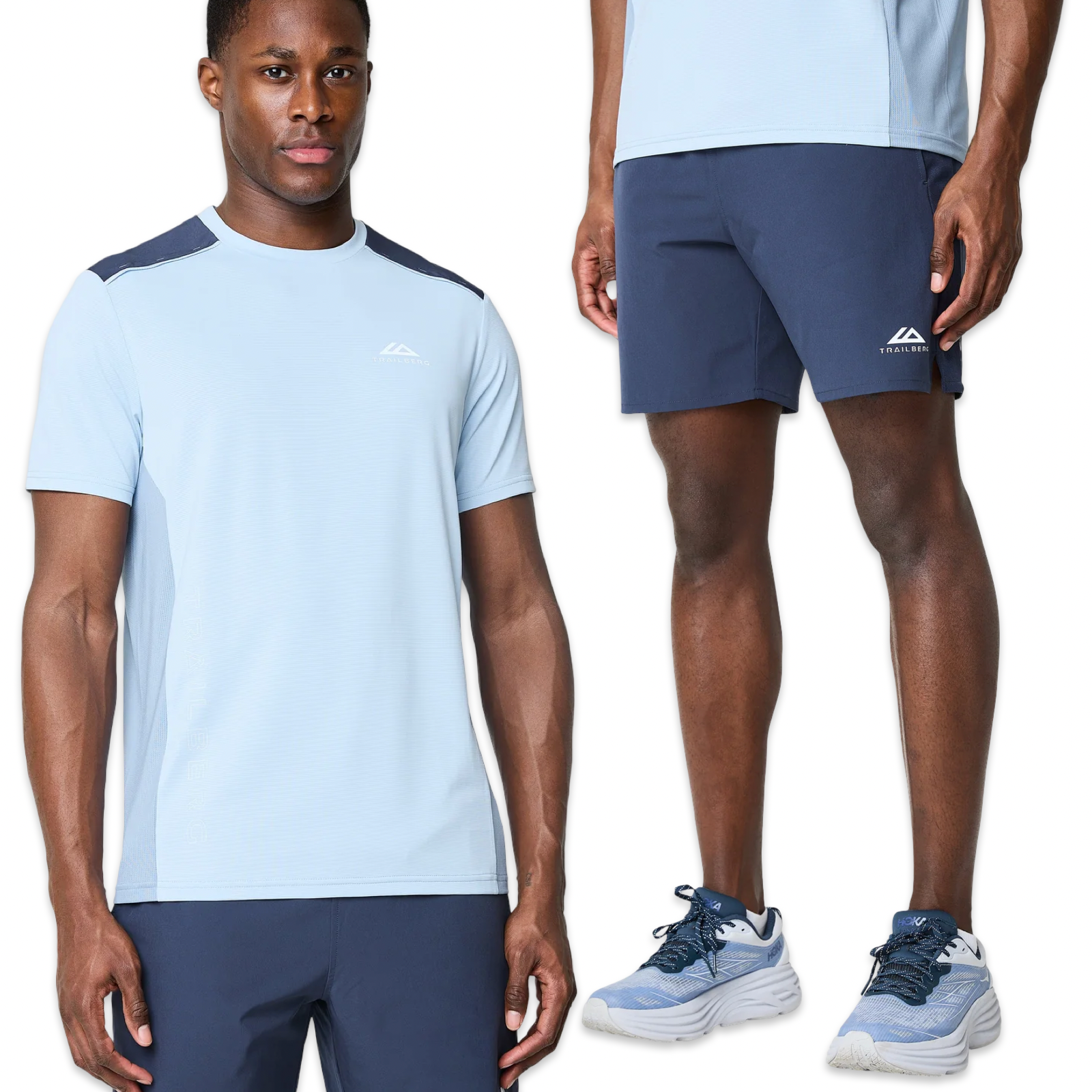 Trailberg Triathlon T-Shirt & Shorts Set ‘Sky Blue’