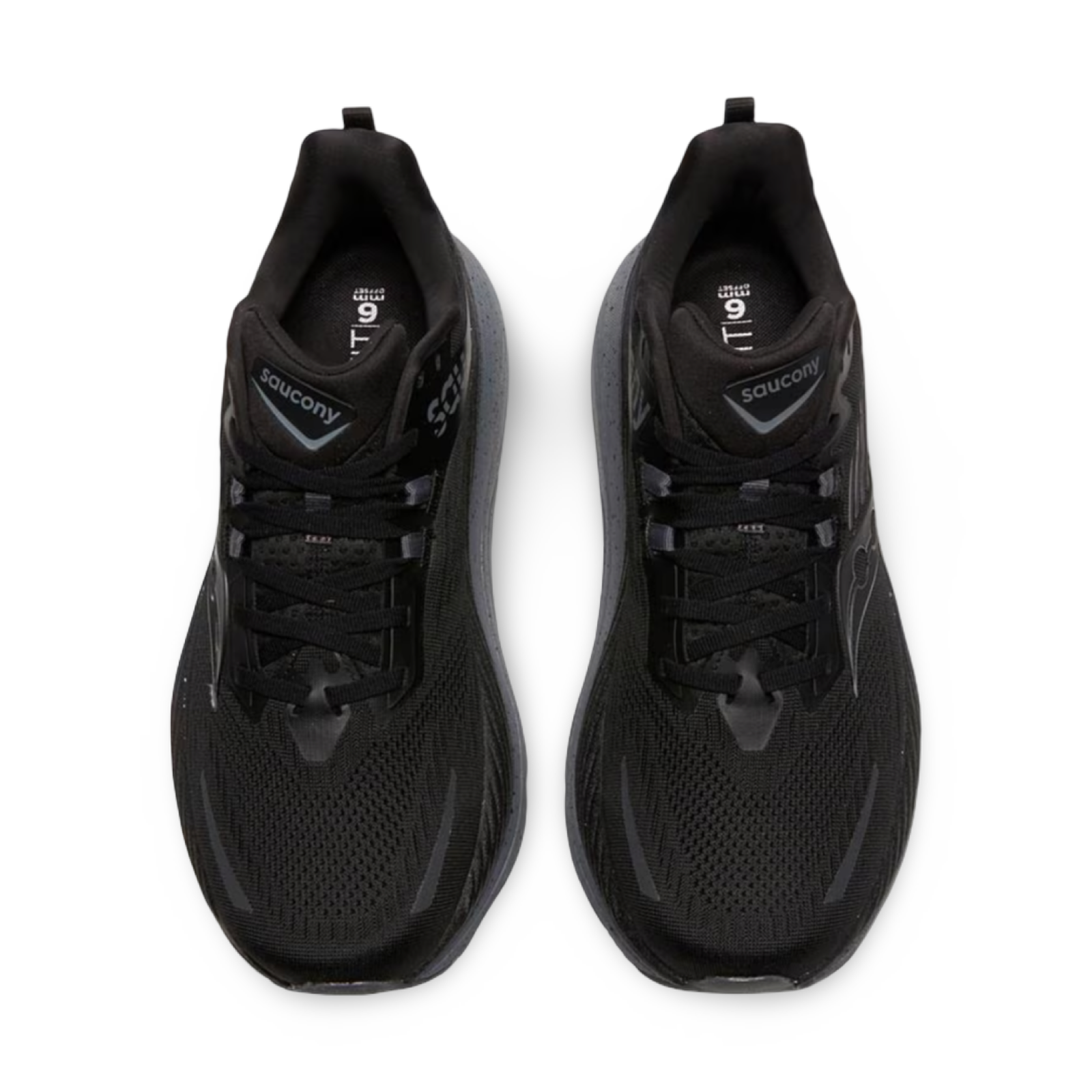 Saucony Hurricane Trainers 'Black/Grey'