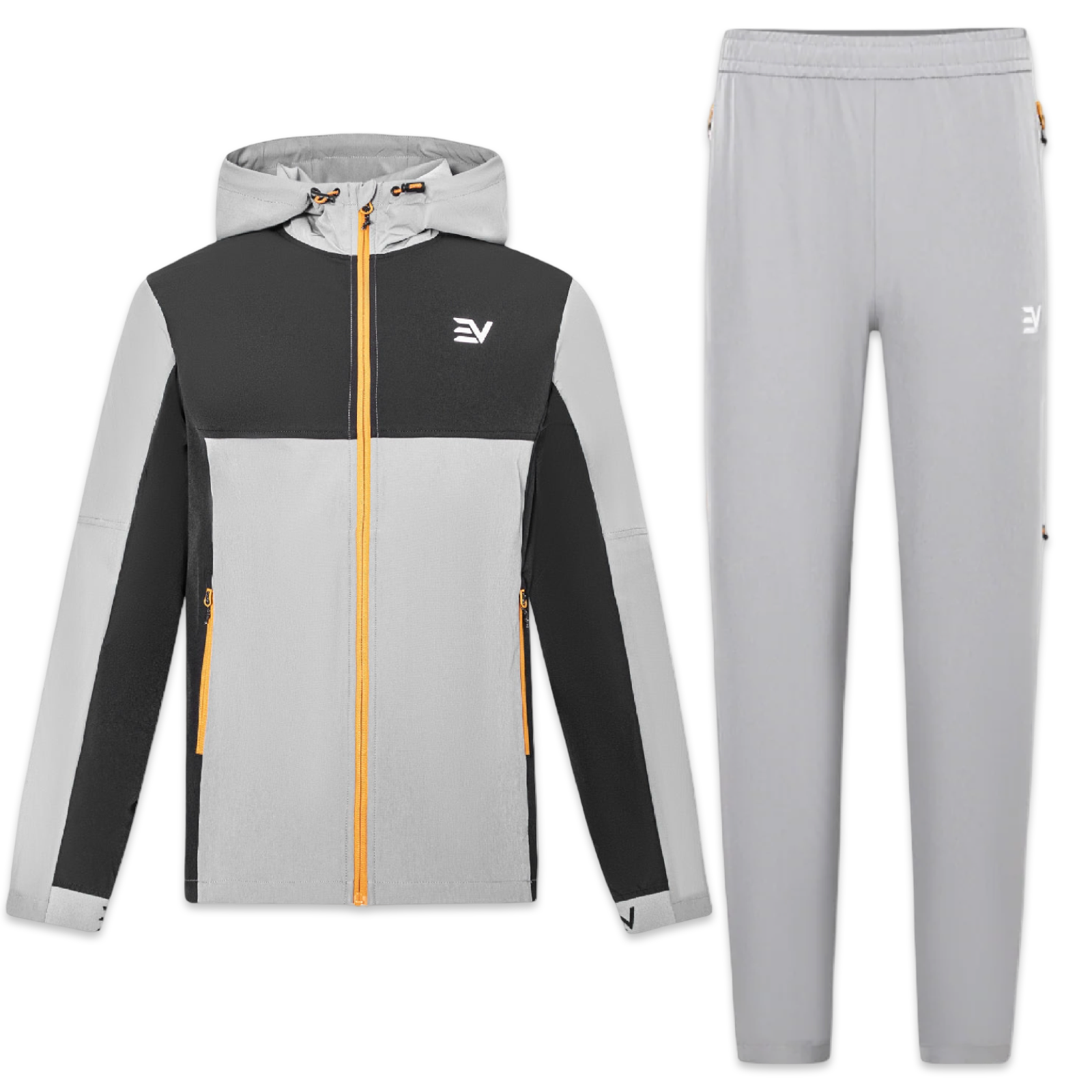Envi-1 EV Dynamic Tracksuit ‘Grey/Black/Orange’