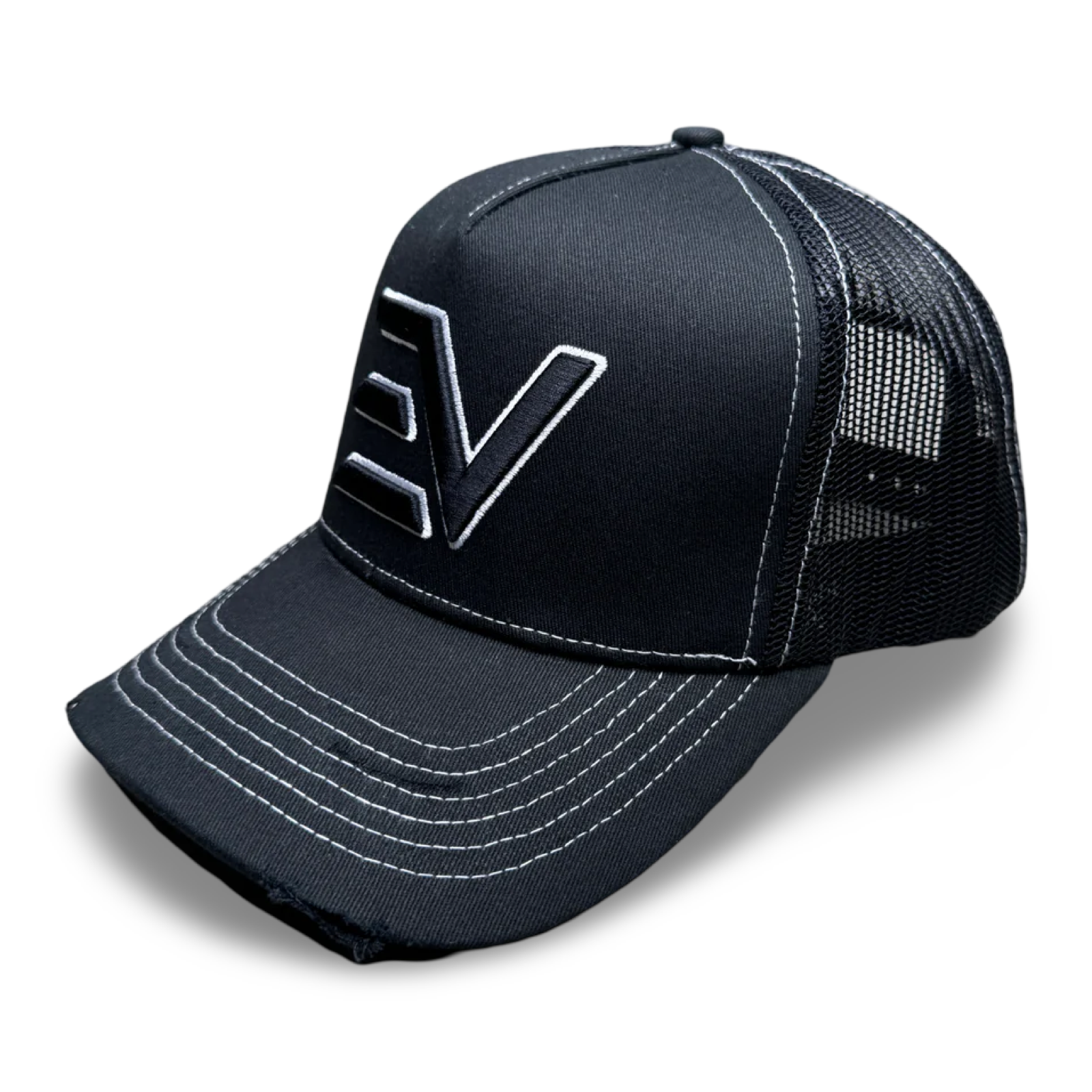 Envi-1 Logo Hat 'Black/White Stitch’