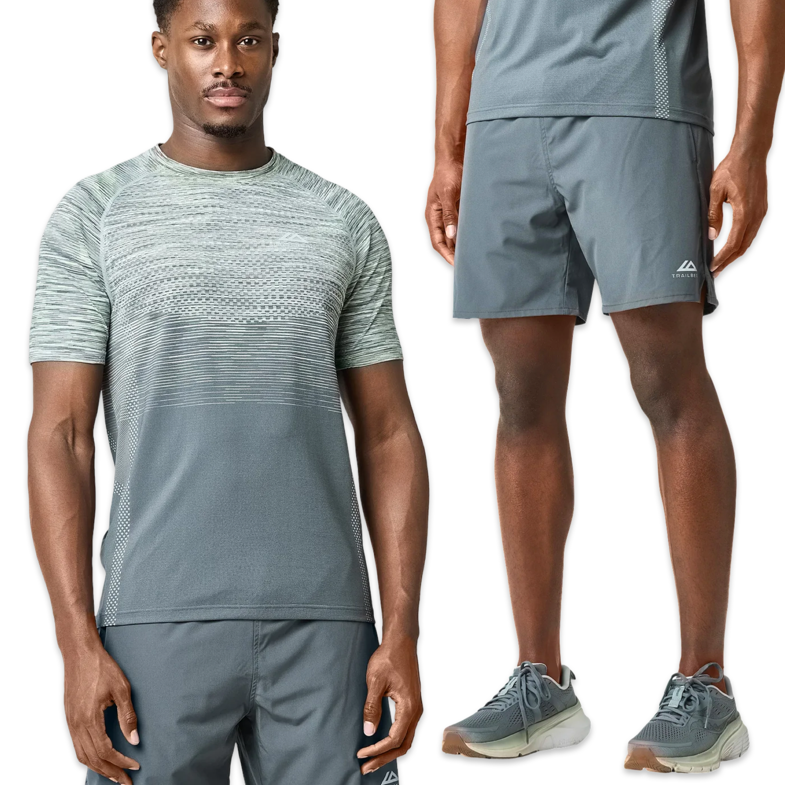 Trailberg Seamless T-Shirt & Shorts Set 'Lunar’