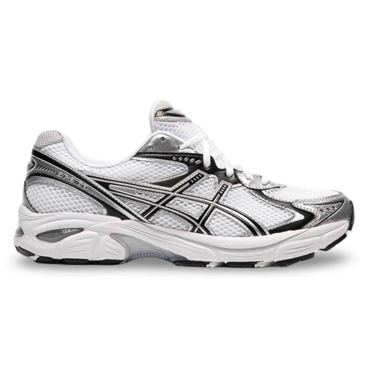 Asics Gel GT Trainers ‘White Black Silver’ (W)