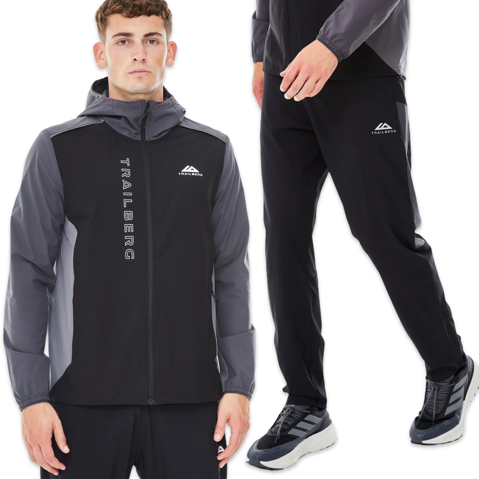 Trailberg Triathlon Tracksuit ‘Black Grey'