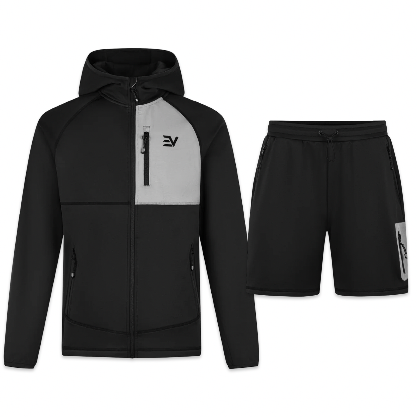 Envi-1 Edge Hoodie & Shorts Set ‘Black’
