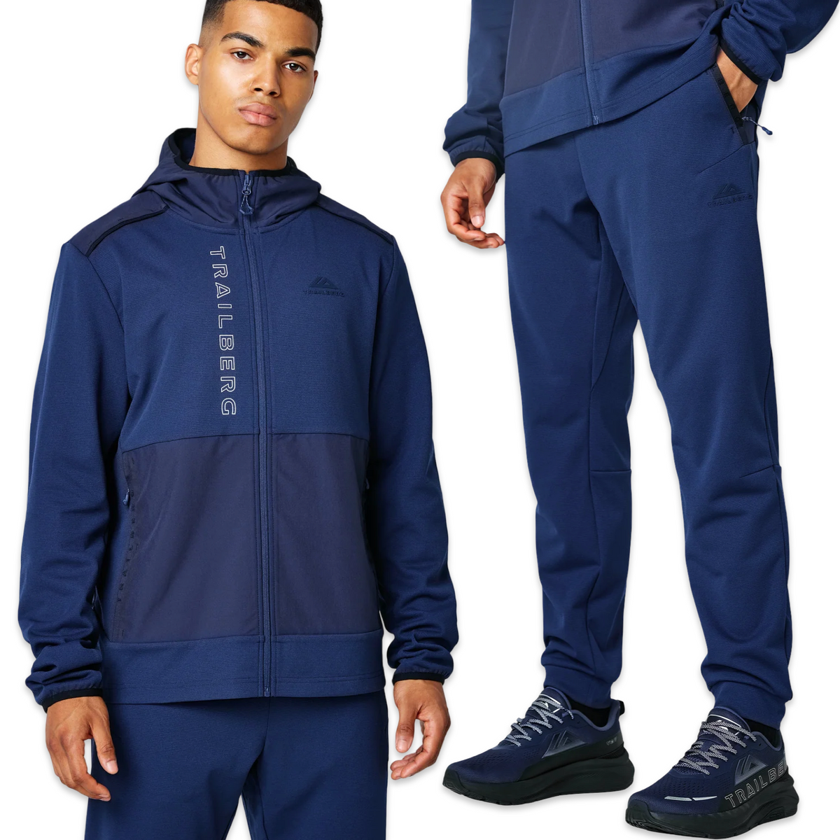 Trailberg Triathlon Fleece Tracksuit 'Navy'