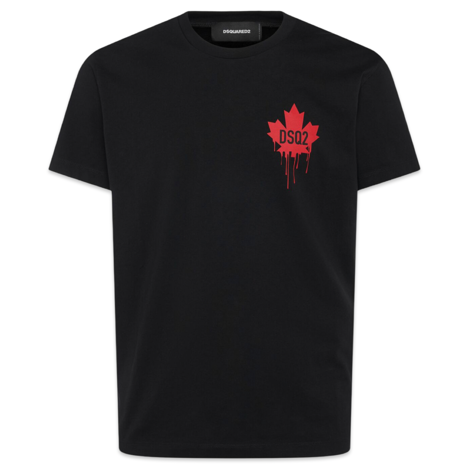 Dsquared2 Leaf Logo T-Shirt 'Black' Dsquared2 Leaf Logo T-Shirt 'Black'