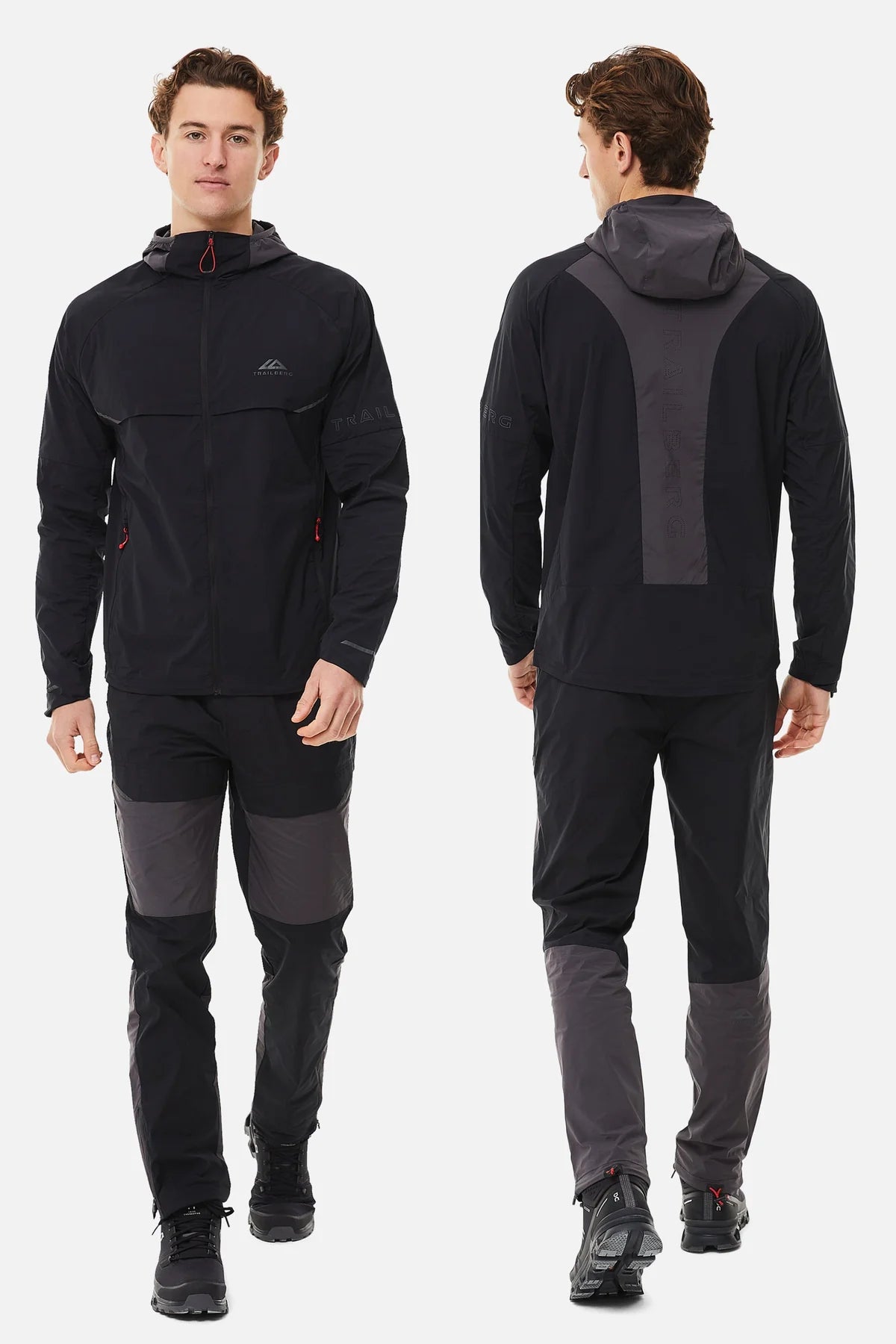 Trailberg Storm Tracksuit 'Black/Grey'