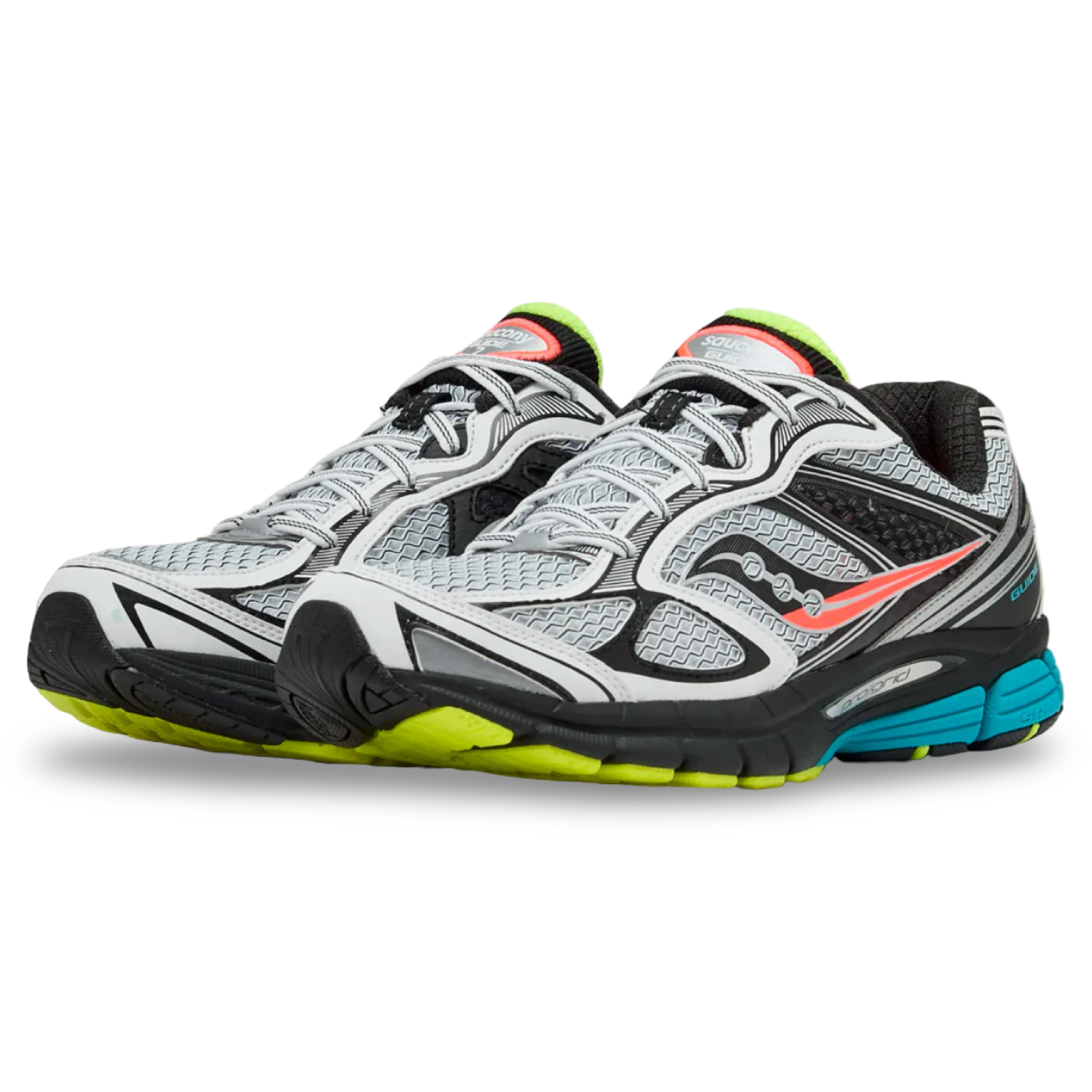 Saucony Pro Grid Trainers ’Black/Aqua/Volt’