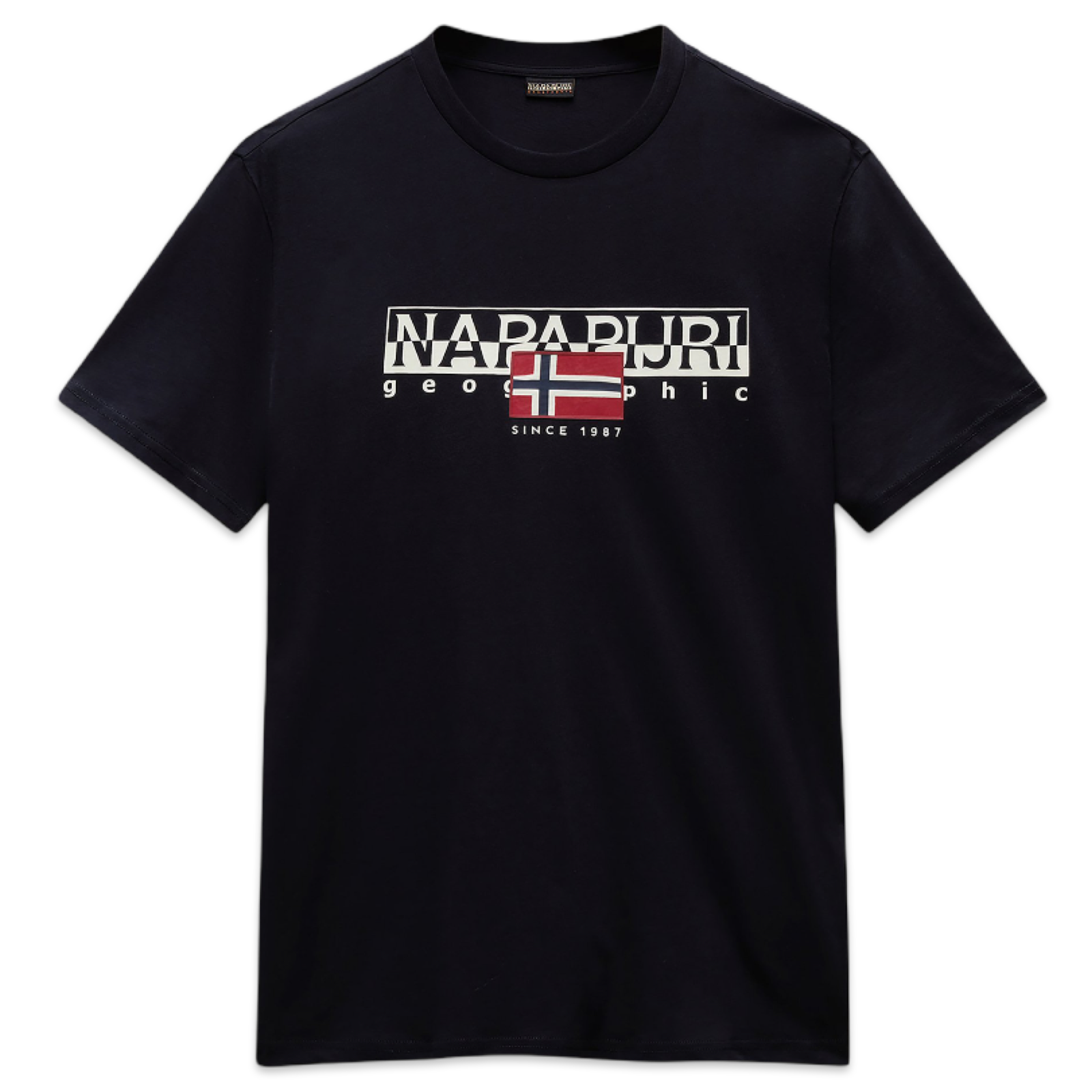 Napapijri Logo Print T-shirt ‘Black’