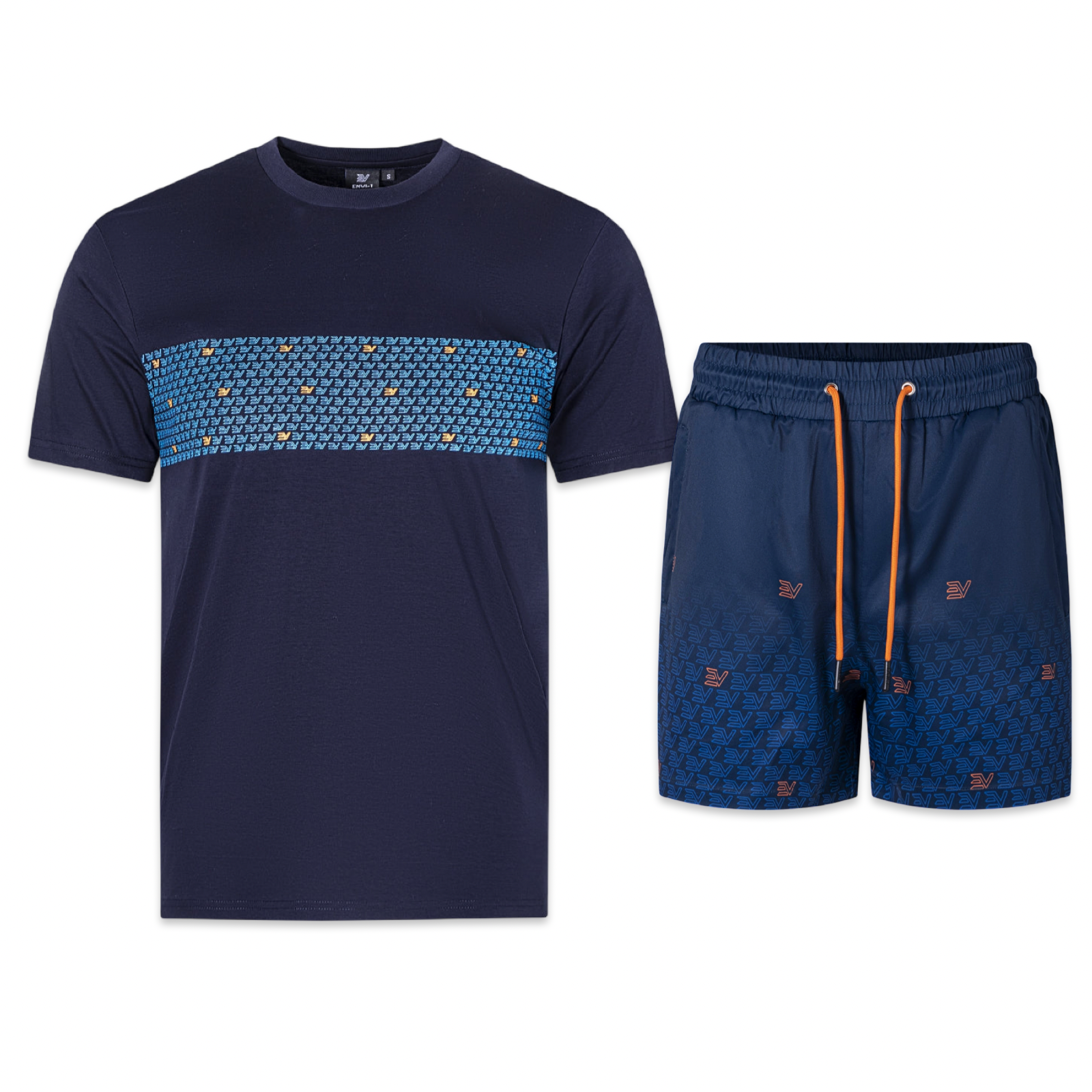 Envi-1 Fade Monogram Set ‘Navy Orange’