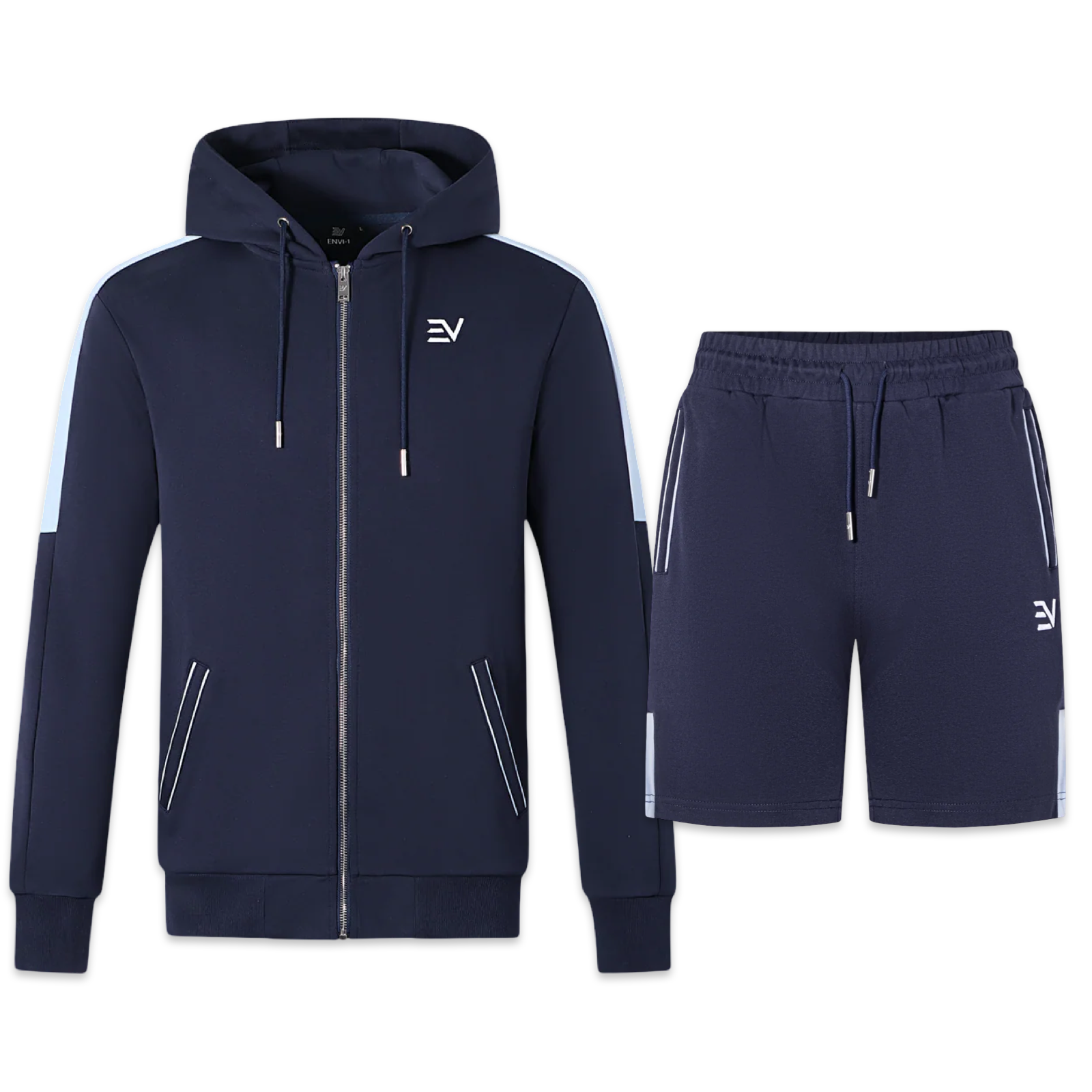 Envi-1 Luxe Luxe 2.0 Hoodie & Shorts Set ‘Navy’