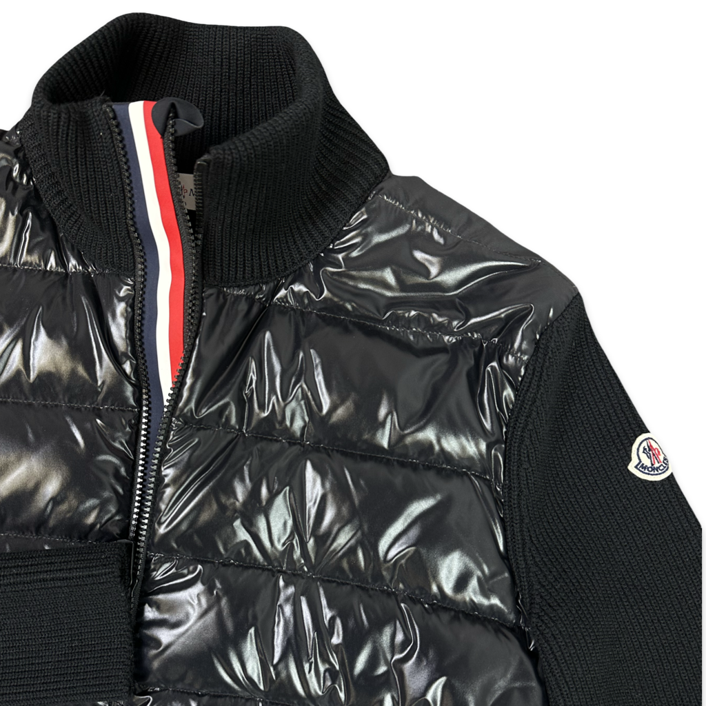 Moncler Tricot Laque Cardigan ‘Black’