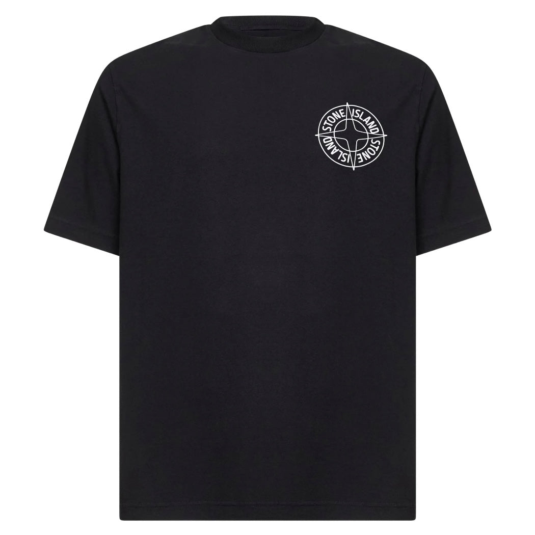 Stone Island Small Compass Logo T-Shirt ‘Black’
