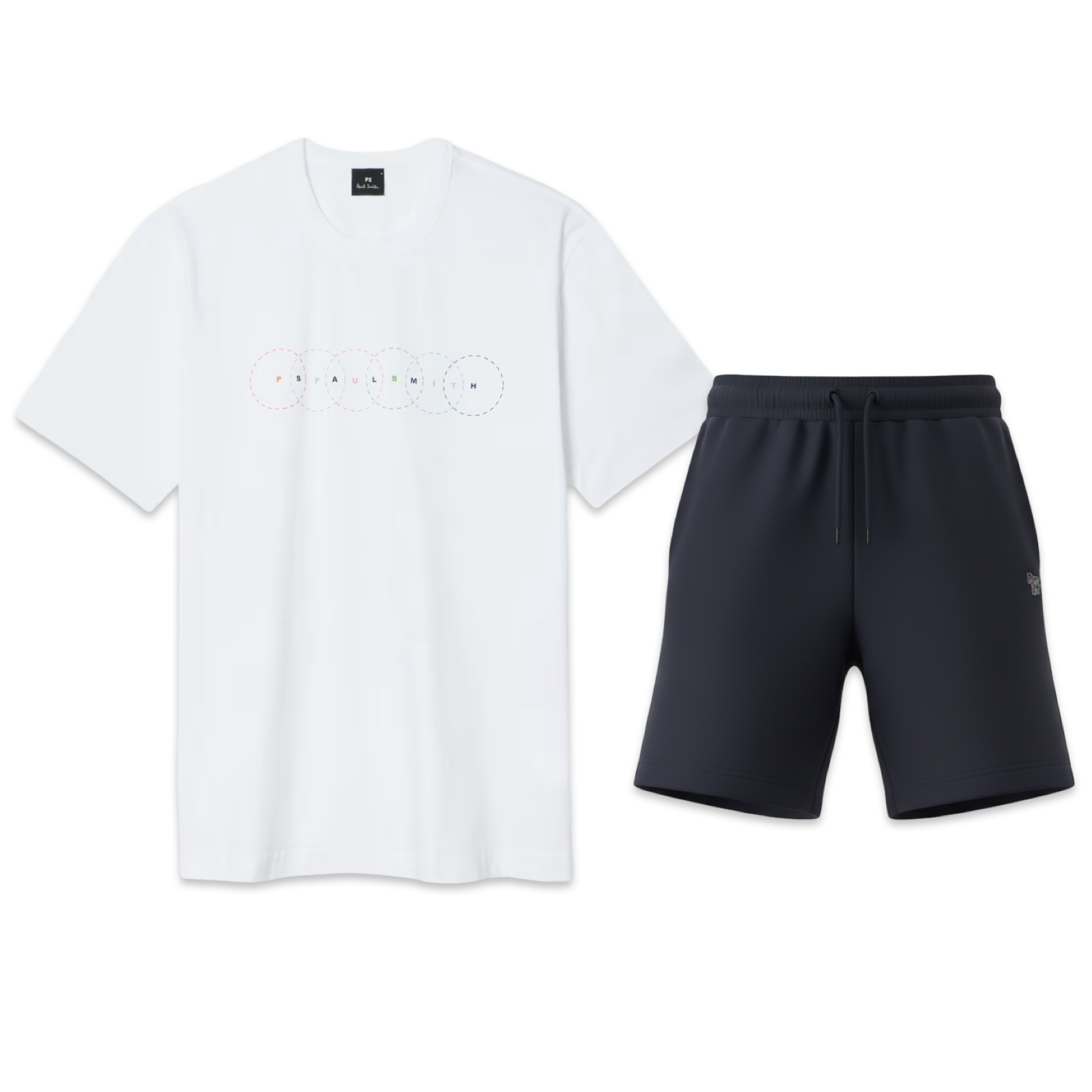 Paul Smith Circle Cotton Set ‘White & Navy’