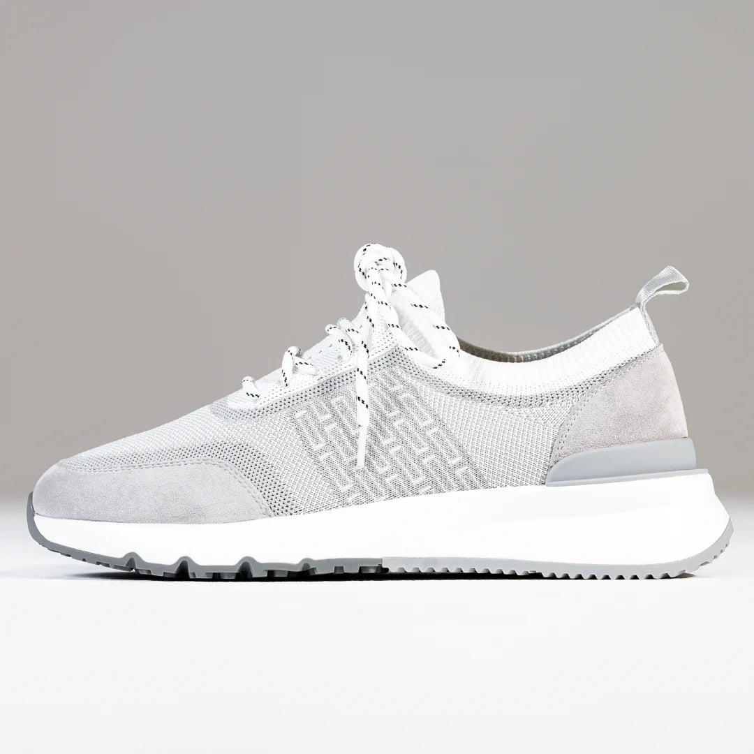 Lanka Sky Knit Trainer ‘White Grey’