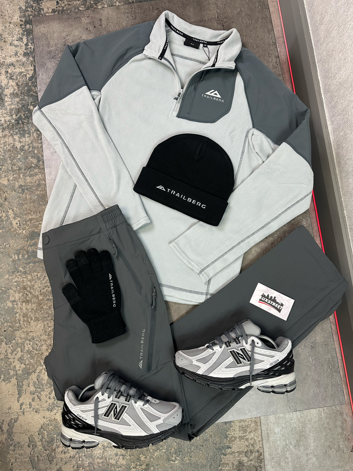 Trailberg Sierra 1/2 Zip Tracksuit ‘Grey’