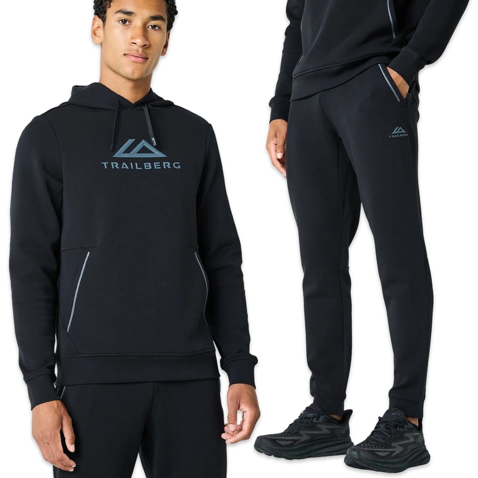 Trailberg Fleece Tracksuit 'Black'