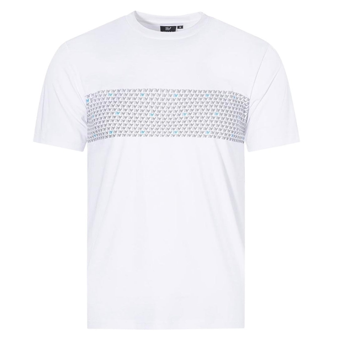 Envi-1 Fade Monogram T-shirt ‘White/Baby Blue’