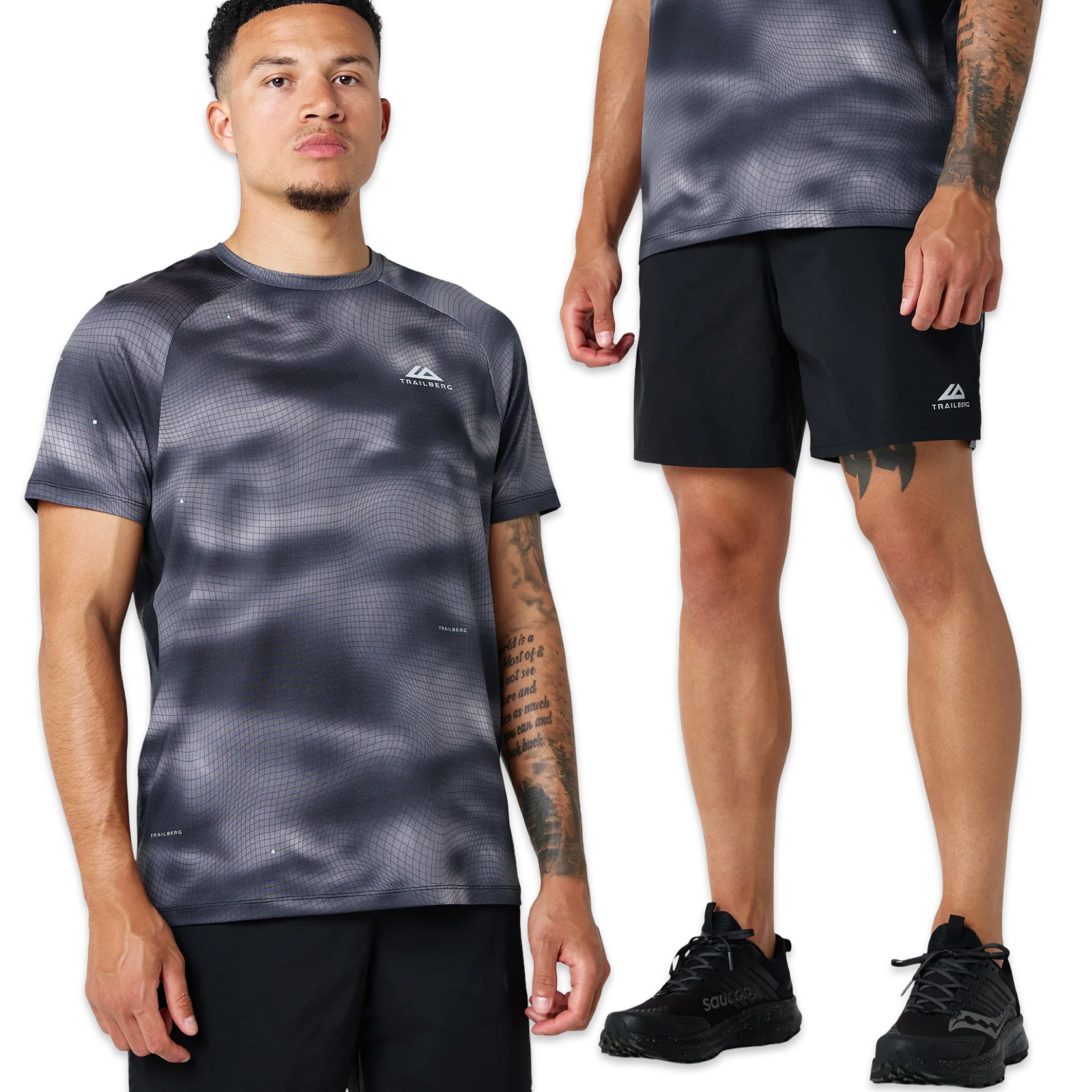 Trailberg Haze T-shirt & Shorts Set ‘Black’