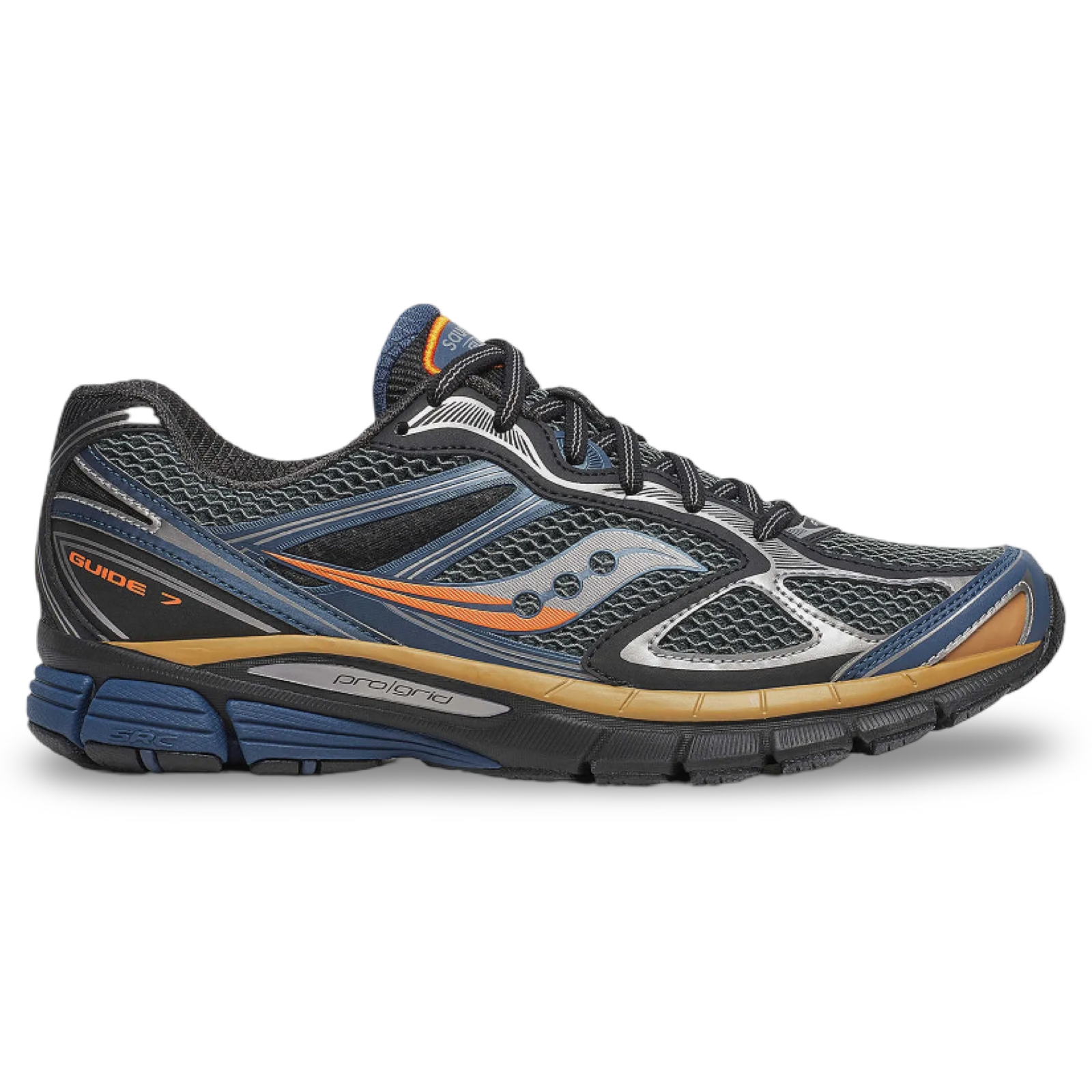 Saucony Pro Guide 7 ‘Black Navy Orange’