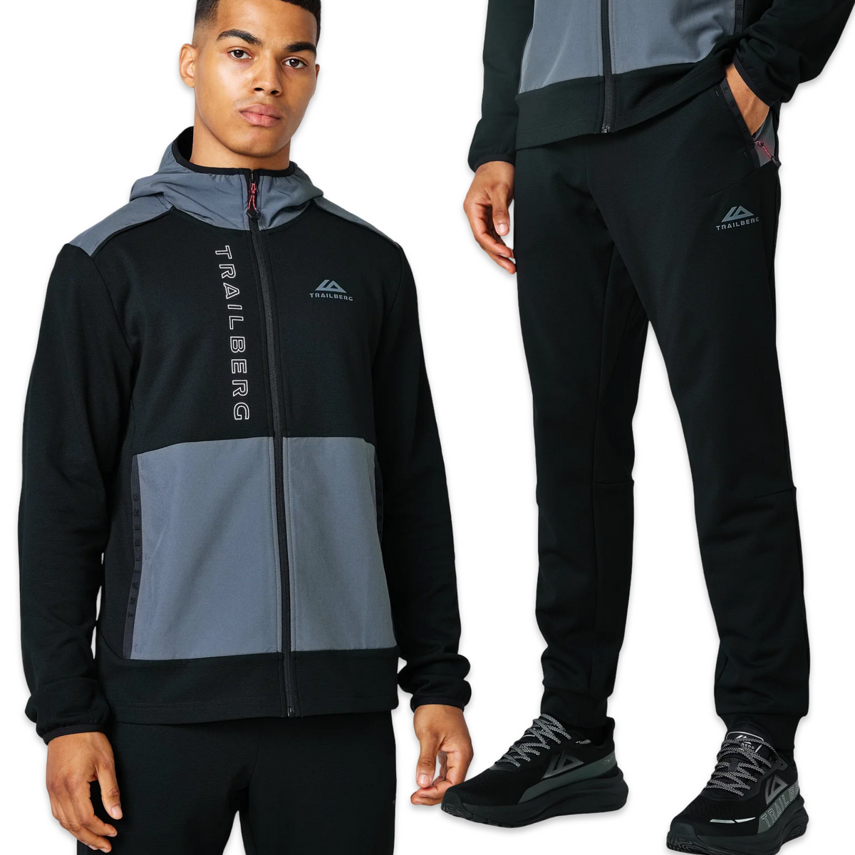 Trailberg Triathlon Fleece Tracksuit 'Black'