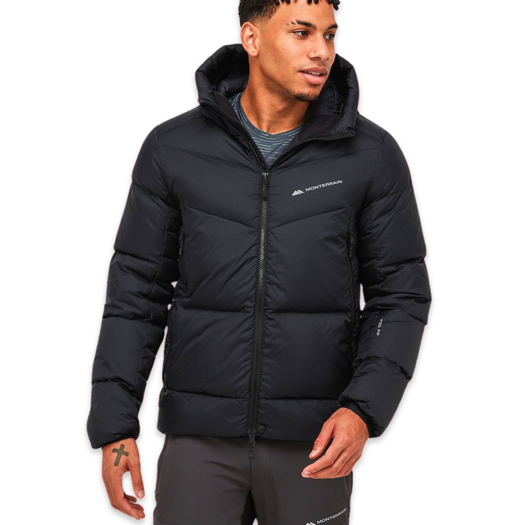Monterrain Everest Puffer Jacket Black LuxStreet