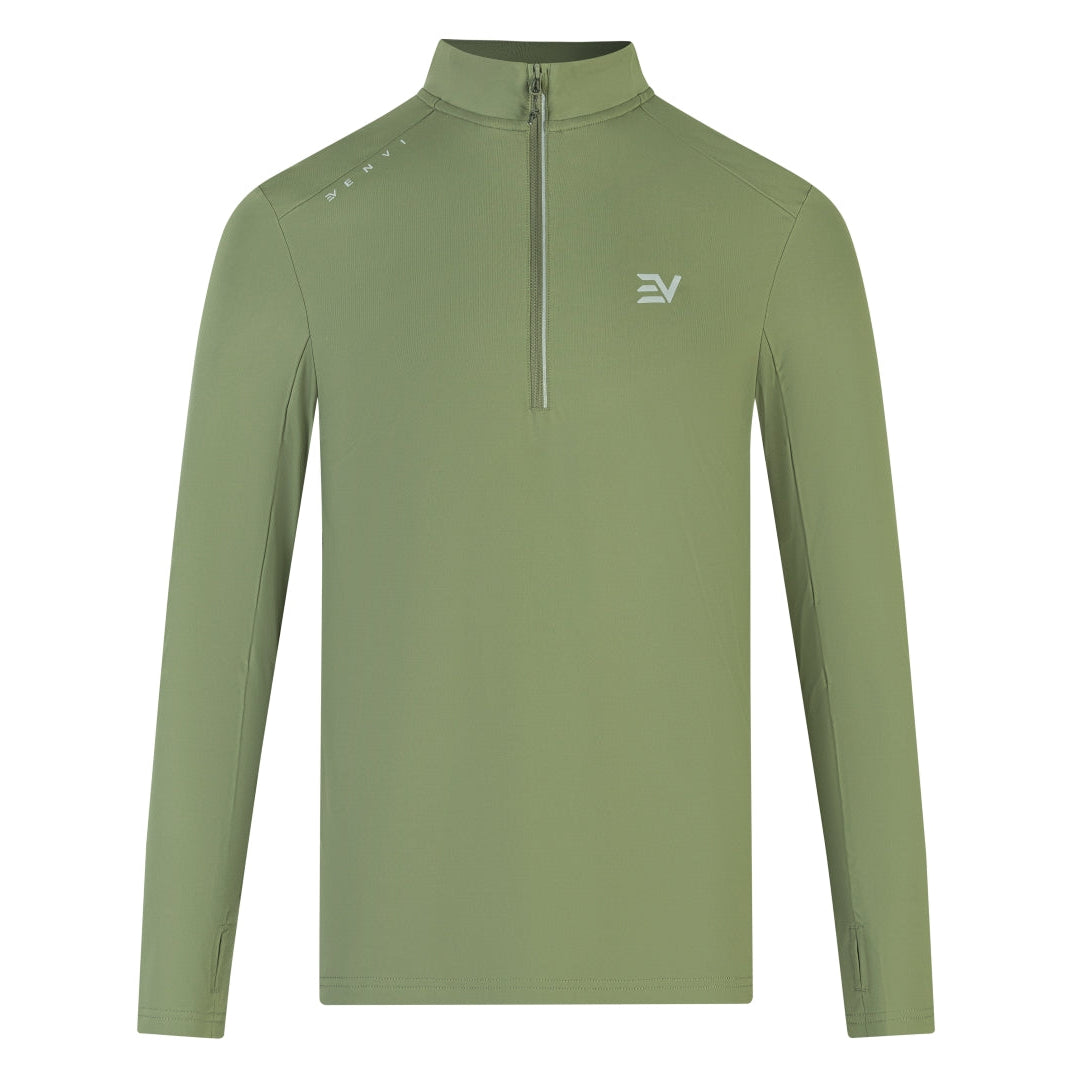 Envi-1 Performance 1/4 Zip 'Khaki'