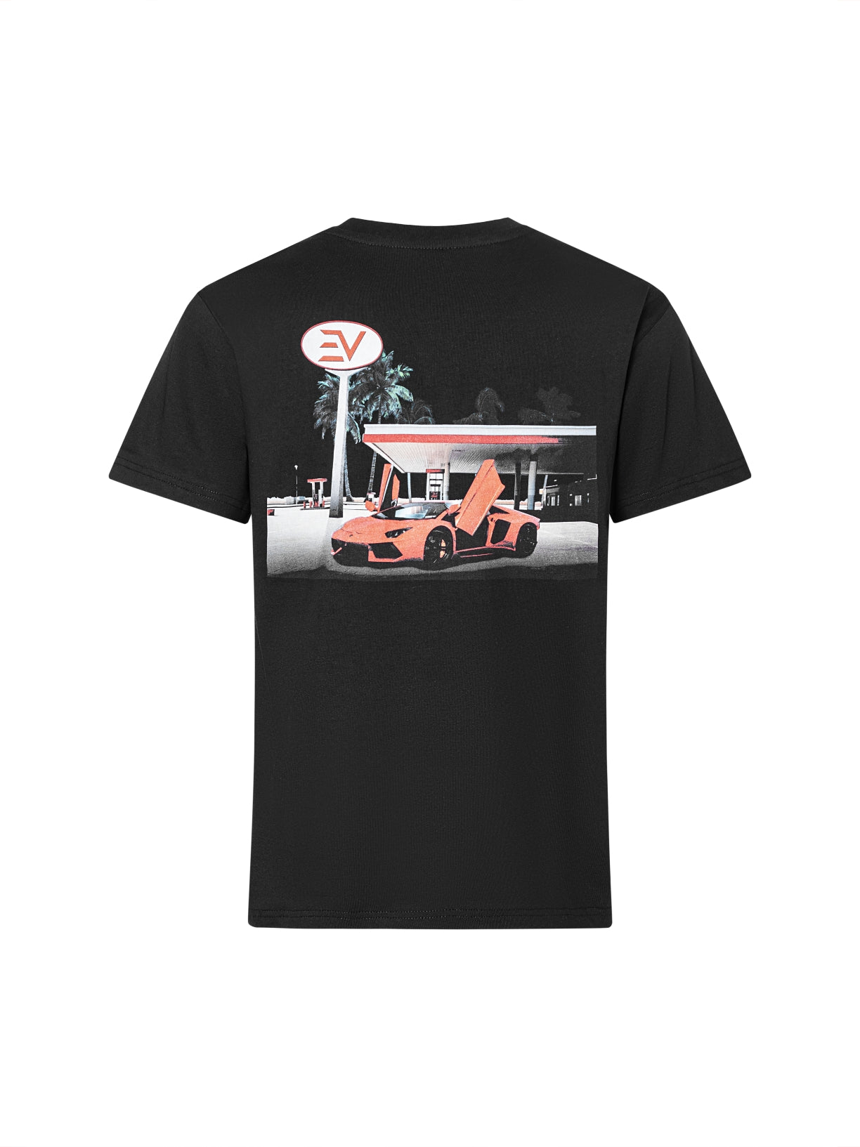 Envi-1 EV Gas Station T-shirt 'Black/Red'