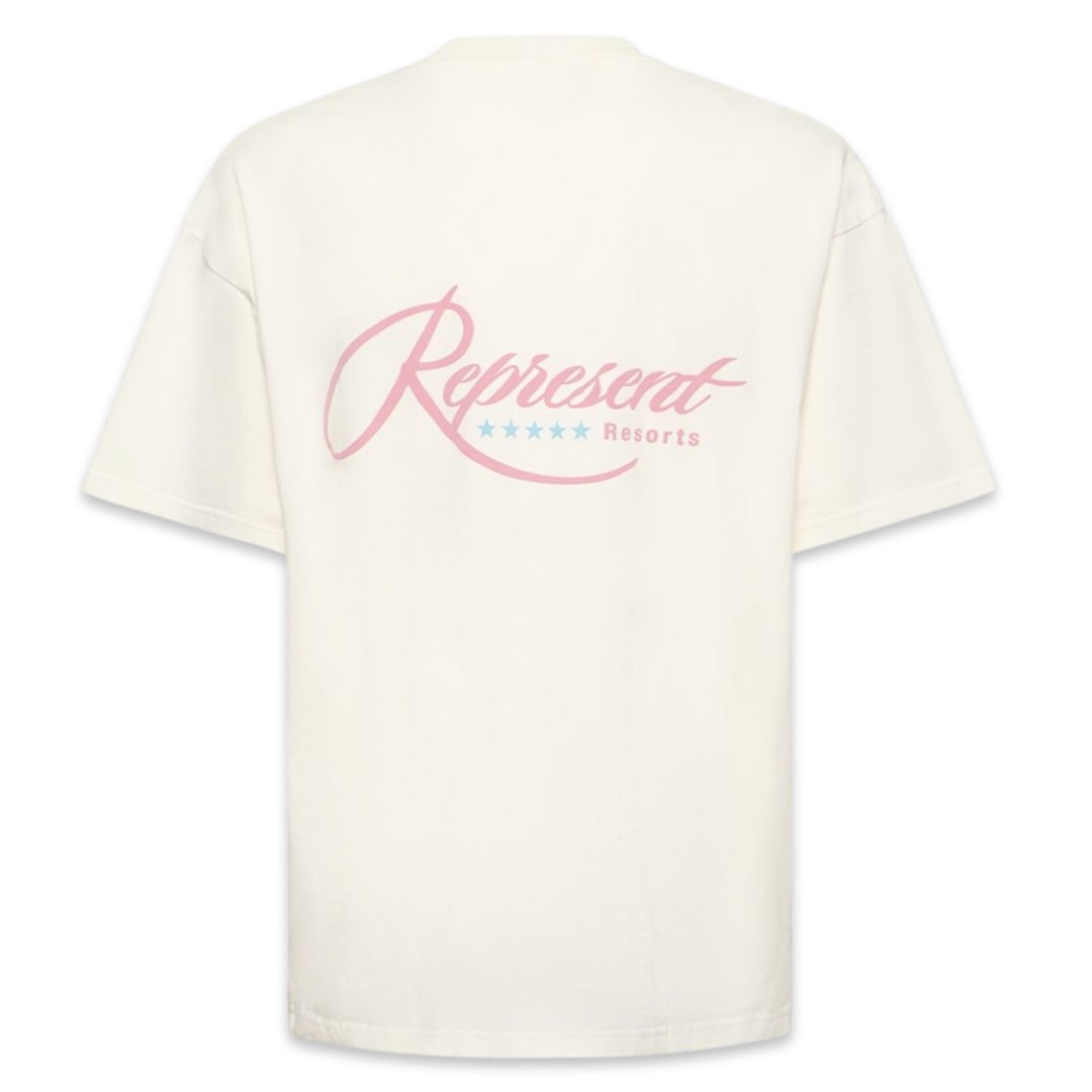 T-shirt Represent Resort 'Blanc'