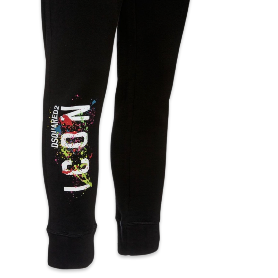 Dsquared2 Icon Splatter Logo Pantalon de Jogging 'Noir'