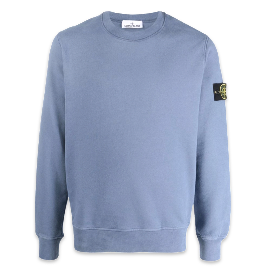Sweat-shirt à col rond Stone Island 'Bleu'