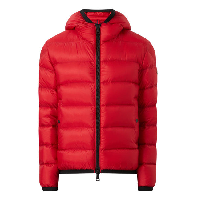 Mens moncler jacket red sale